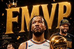 大丰收赛季!布伦森单季夺得3个MVP奖项:NBA杯MVP、东决MVP、总决赛MVP