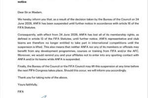 官方宣布：FIFA中止尼泊尔足协会员资格，尼泊尔将无法参与国际赛事